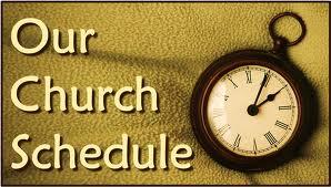 Church Schedule